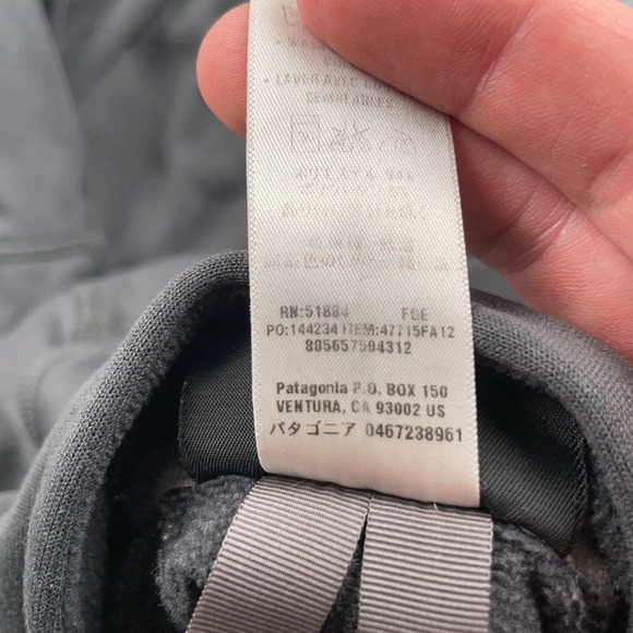 Patagonia Pullover Womens Small Gray Pink Piton Pullover Fleece Thermal Hiking - Picture 11 of 12
